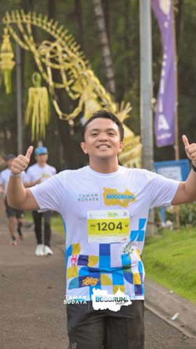 Race photo from Taman Budaya x BOGORUN 2025