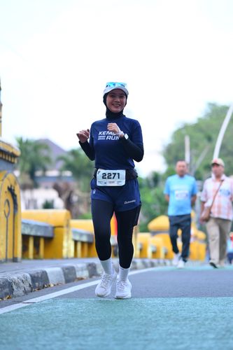 Race photo from KEMLU RUN 2025