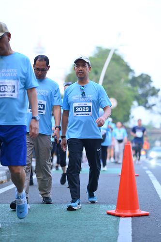Race photo from KEMLU RUN 2025