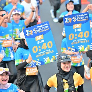 Race photo from SURABAYA ISOPLUS MARATHON 2026
