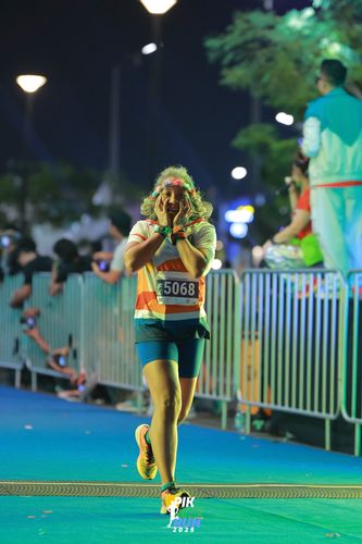 Race photo from PIK NITE RUN 2025