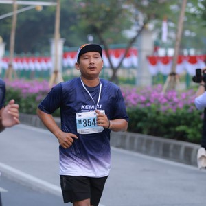 Race photo from KEMLU RUN 2026