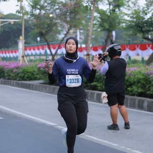 Race photo from KEMLU RUN 2026