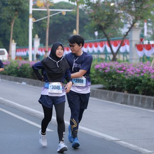 Race photo from KEMLU RUN 2026
