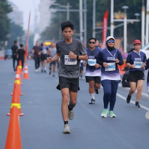 Race photo from KEMLU RUN 2026
