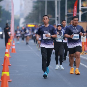 Race photo from KEMLU RUN 2026