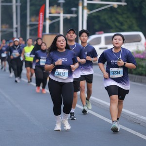 Race photo from KEMLU RUN 2026