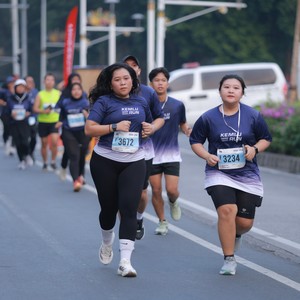 Race photo from KEMLU RUN 2026