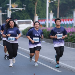 Race photo from KEMLU RUN 2026