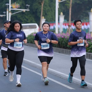 Race photo from KEMLU RUN 2026