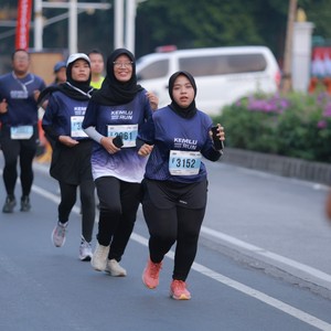 Race photo from KEMLU RUN 2026