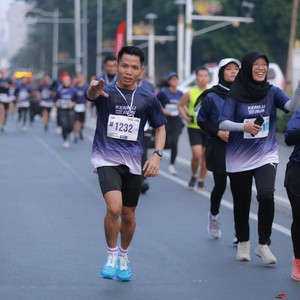 Race photo from KEMLU RUN 2026