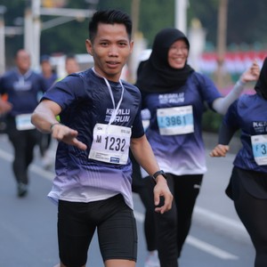 Race photo from KEMLU RUN 2026