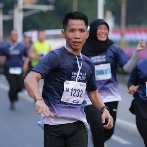 Race photo from KEMLU RUN 2026