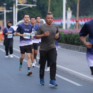 Race photo from KEMLU RUN 2026