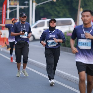 Race photo from KEMLU RUN 2026