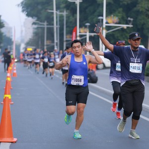 Race photo from KEMLU RUN 2026