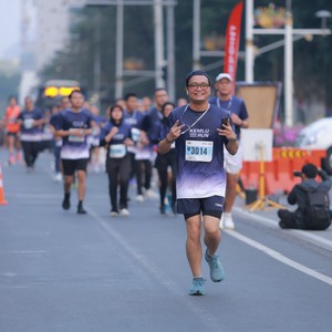 Race photo from KEMLU RUN 2026