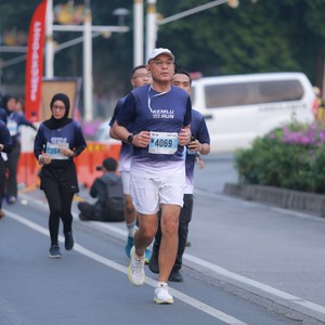 Race photo from KEMLU RUN 2026