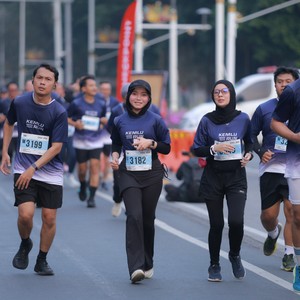 Race photo from KEMLU RUN 2026