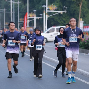 Race photo from KEMLU RUN 2026