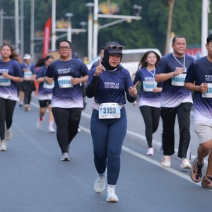 Race photo from KEMLU RUN 2026