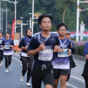 Race photo from KEMLU RUN 2026