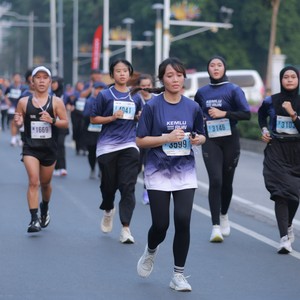 Race photo from KEMLU RUN 2026