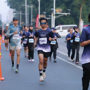 Race photo from KEMLU RUN 2026