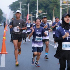Race photo from KEMLU RUN 2026