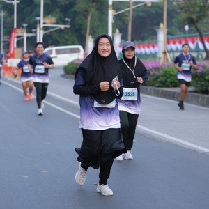 Race photo from KEMLU RUN 2026