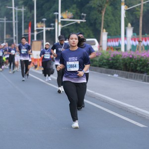 Race photo from KEMLU RUN 2026