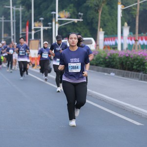Race photo from KEMLU RUN 2026