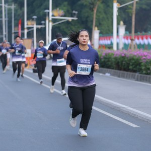Race photo from KEMLU RUN 2026