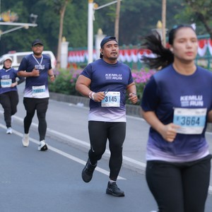 Race photo from KEMLU RUN 2026