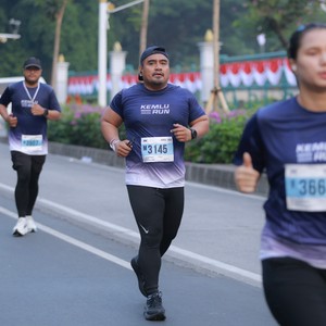 Race photo from KEMLU RUN 2026