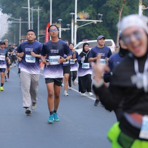 Race photo from KEMLU RUN 2026