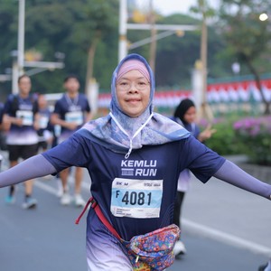 Race photo from KEMLU RUN 2026