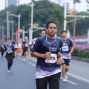 Race photo from KEMLU RUN 2026