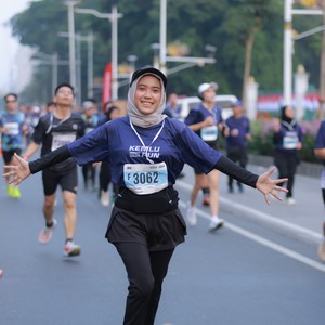 Race photo from KEMLU RUN 2026