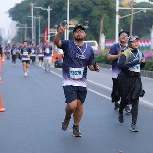 Race photo from KEMLU RUN 2026