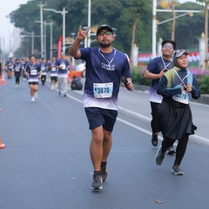 Race photo from KEMLU RUN 2026