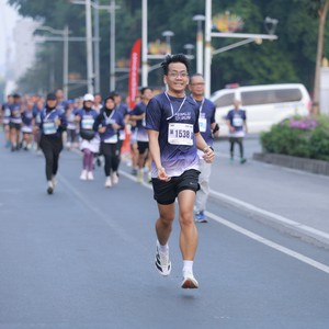 Race photo from KEMLU RUN 2026