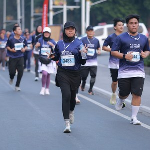 Race photo from KEMLU RUN 2026