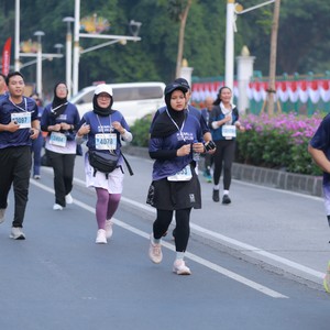 Race photo from KEMLU RUN 2026