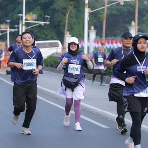 Race photo from KEMLU RUN 2026