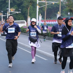 Race photo from KEMLU RUN 2026