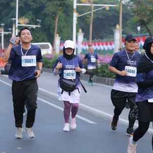 Race photo from KEMLU RUN 2026