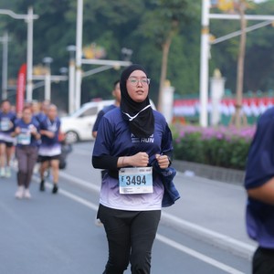 Race photo from KEMLU RUN 2026