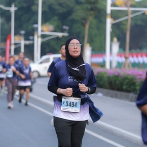 Race photo from KEMLU RUN 2026
